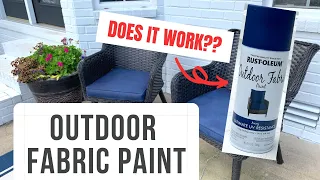 Rustoleum Outdoor Fabric Paint | Product Review