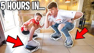 Last to Leave SEGWAY ELECTRIC SHOES!! w/Adam B Challenge