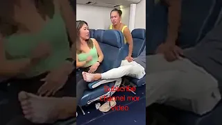 Rude man on plane gets pranked by his girlfriend! #shorts 2023