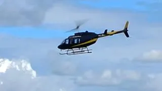 Augusta Bell 206 Jet Ranger, Airshow demonstration.