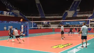 Volleyball. Serves and reception. Training. Russia. Zenit St. Petersburg team - 2021 #2