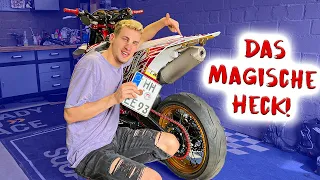 Der beste Kennzeichenhalter für eine Supermoto!