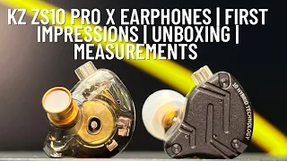 KZ ZS10 Pro X 1DD+4BA iem (Earphones) | Unboxing | Graph | First Impressions