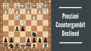 Ponziani Countergambit Declined