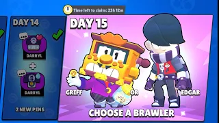 Choose Griff or Edgar?  | Day 15 Login Reward | Brawl Stars | #2