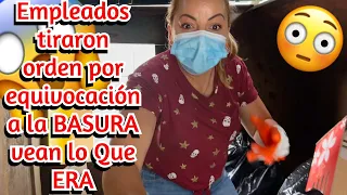 Empleados tiran orden por equivocación a la BASURA vean lo que era😱😳🇺🇸#NoemyBLaSalvadoreña