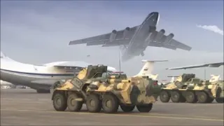 Russian Air Group IL-76 / AN-124 || Veritable Mobile Military Power Efficiency Deployment Of Troops