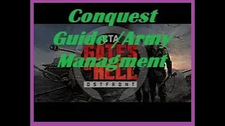 Basic Guide To Conquest Army Management & Various Settings-Call To Arms Gates Of Hell Ostfront