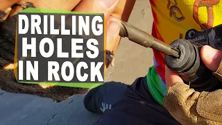 Bolting Bible - How to drill holes in rocks for climbing and highlining bolts