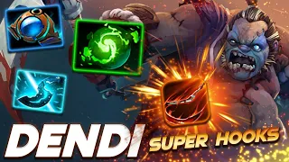 Dendi Pudge Super Hooks - Dota 2 Pro Gameplay [Watch & Learn]