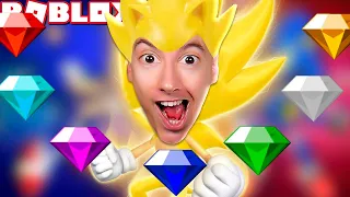 LA TRANSFORMATION ULTIME DE SONIC GRÂCE AUX 7 ÉMERAUDES *SECRETS* ! (Film Sonic Roblox)