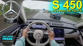 2023 Mercedes Benz S 450 367+22 PS HIGH SPEED AUTOBAHN DRIVE POV