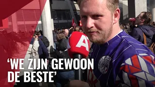 Ajax-supporters vieren officieuze landstitel