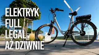 Rowerem elektrycznym NA LEGALU 🚴‍♀️  e-bike FUNBIKE URBAN 19"