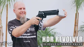 T4E .68 Cal HDR 16 Joule Paintball Revolver - Shooting
