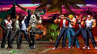 [KOF Mugen] Kyo Ksanagi Team vs Terry Bogard Team