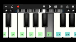 Om Jay Jagdish hare piano mein tutorial#short video#youtubeshorts #music #video