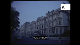 1960s Affluent London Street at Night, HD from 35mm