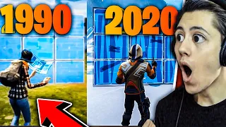 FORTNITE 1990 VS 2020 (FORTNITE EVOLUTION)