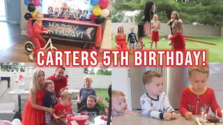 CARTERS 5TH BIRTHDAY PARTY // POWER RANGERS BIRTHDAY // BEASTON FAMILY VIBES