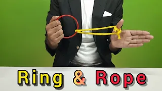 Cool Rope and Ring Magic Trick Tutorial