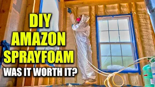 Shed To Tiny House - DIY Amazon Froth Pak Spray Foam - Was It Worth It?