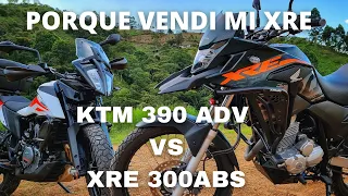 ktm 390 adv vs xre 300abs, porque vendí la xre300abs