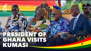 President Nana Akufo Addo Tours Kumasi Ashanti Region, Ghana