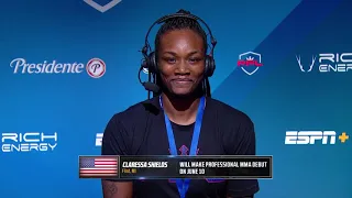 Claressa Shields Interview with Sean O'Connell at PFL 3, 2021