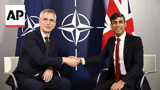 UK PM Rishi Sunak and NATO chief meet in Warsaw