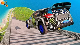 Stairs VS Cars #24 - BeamNG drive