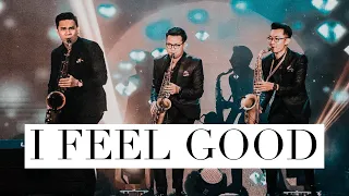 I FEEL GOOD - James Brown (Live saxophone group cover)