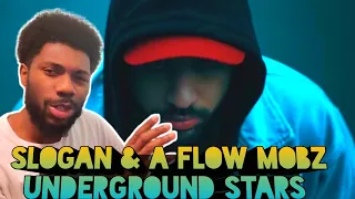 AMERICAN🇺🇸REACTING TO GREEK RAP🇬🇷|Slogan & A Flow Mobz - Underground Stars - Official Music Video 4K