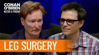 Rivers Cuomo Had A Major Surgery To Correct His Uneven Legs | Conan O’Brien Needs a Friend