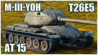 M-III-Yoh, T26E5 & AT 15 • WoT Blitz Gameplay