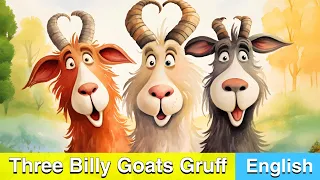 The Three Billy Goats Gruff | English Story For Kids | Fairy Tales @WonderkidsStorytime.