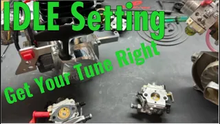 Carburetor Time Idle Setting/Tuning What To Do And Not To Do!