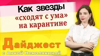 Как звезды «сходят с ума» на карантине. Дайджест с Анной Немолякиной