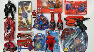 My Latest Cheapest Spiderman toy Collection ,Spiderman yo yo,Shot Gun,Ball Game,Spiderman Stationery