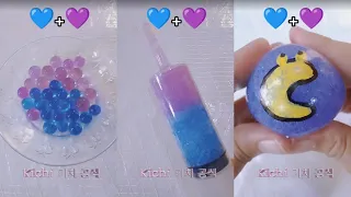 💙+💜 DIY orbeez| How to make cute ball with nano tape and orbeez 😍 #squishy #satisfying #viral #diy