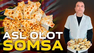 ASL OLOT SOMSA | Идеальная Алатская самса которая покорила миллионы #olotsomsa  #samsa #сомса #meat