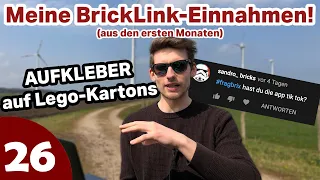 Meine BrickLink-Einnahmen! Aufkleber auf Lego Kartons? | #FragBrix Part 26