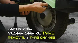 Removing Your Vespa Spare and Changing Out the Rear Tyre