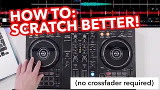 DJ Scratching Tutorial: Different timings with baby scratch!