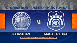 Ranji Trophy 2023/24_ Rajasthan vs Maharashtra Day 1: Match Highlights