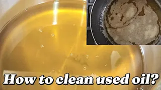 The Easiest Way to Clean & Reuse Frying Oil!
