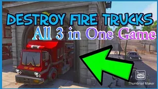 Destroy 3 Firetrucks in successful Missions Save the World Fortnite | Destroy  3 trucks in one game