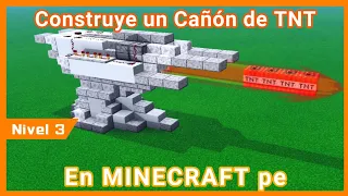 Construye un Cañón de TNT (Nivel 3) en Minecraft Bedrock
