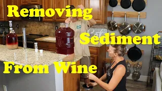 How to Make Wine | Fig Wine | Re-Racking to Remove Sediment