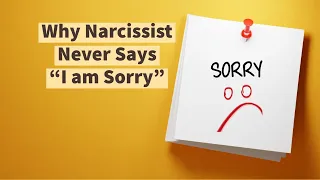 Why Narcissist Never Says “I am Sorry”